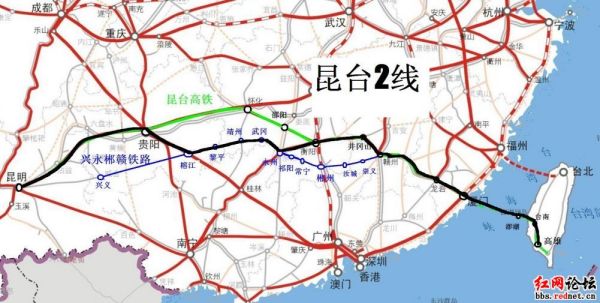 昆臺高鐵最新路線圖，一段精彩的旅程啟程