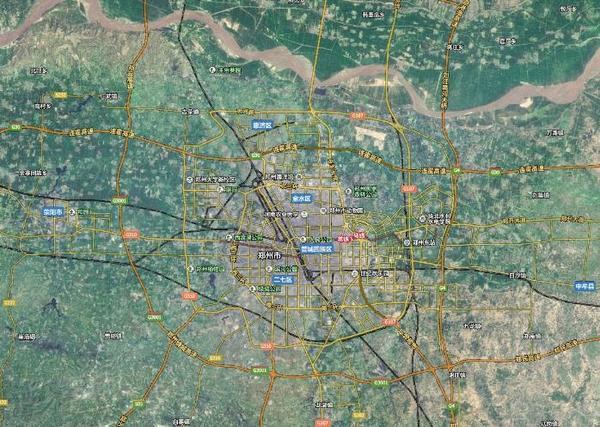 鄭州衛(wèi)星地圖最新版，古都的航天視角探索