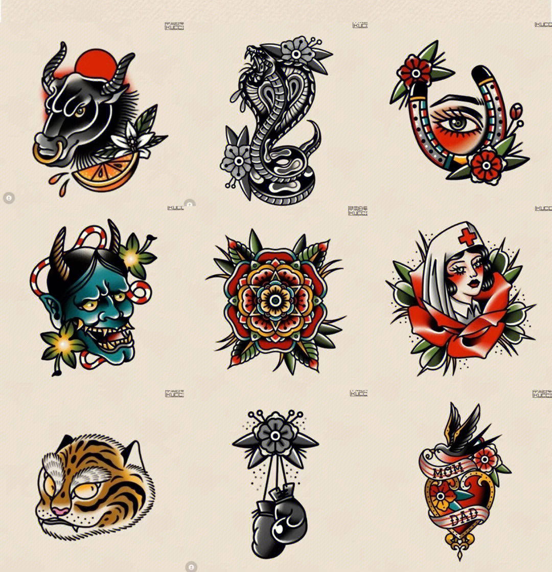 時尚潮流展現(xiàn)，最新紋身圖案設(shè)計精選